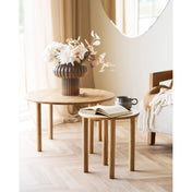 Jena Coffee Table - Coffee table, oak, natural ø70X40 cm