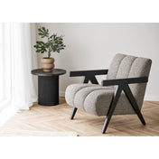 Boavista Side Table - Side table, dark brown ø48x45 cm