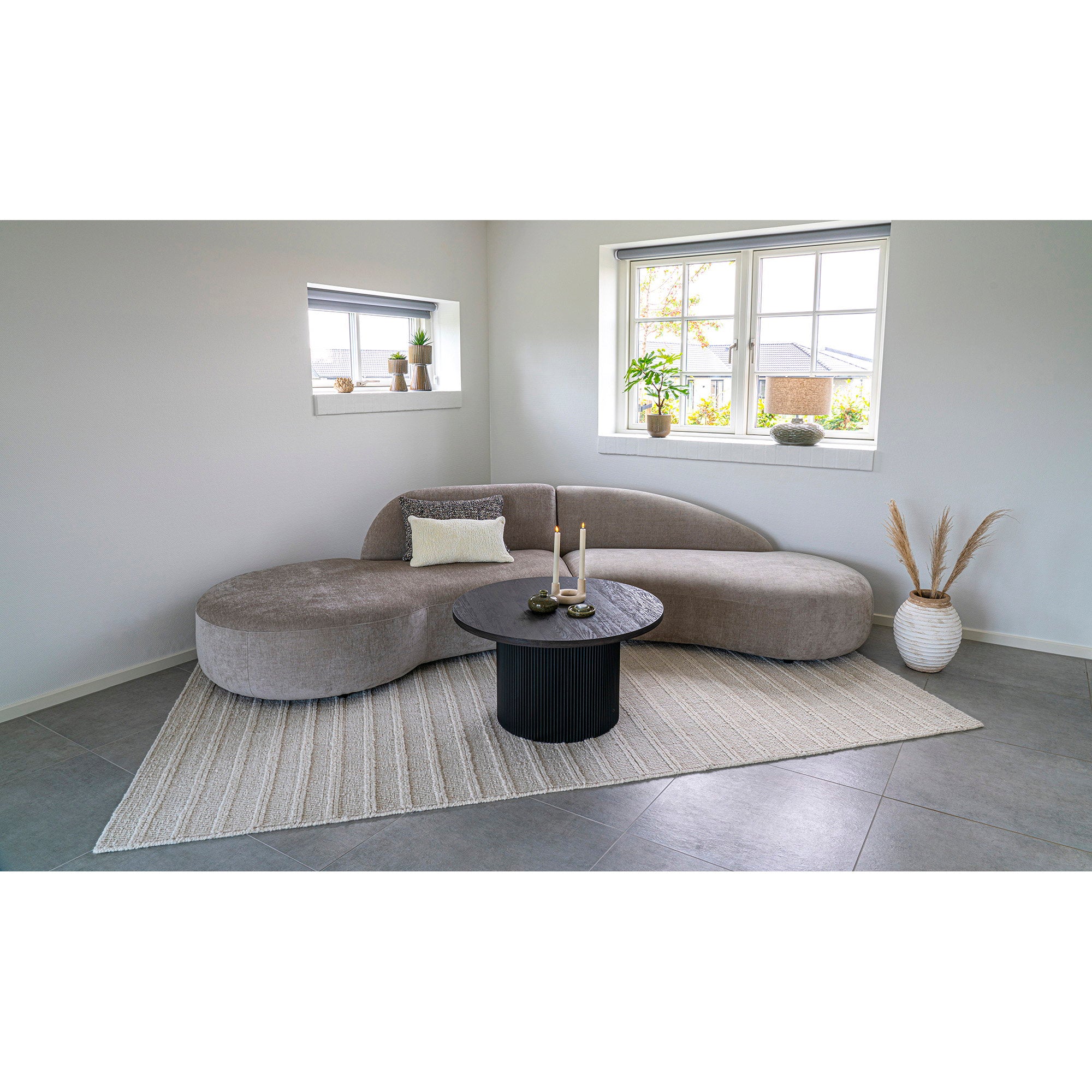 Boavista Coffee Table - Coffee Table, dark brown ø80x45 cm