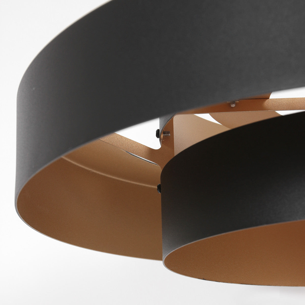 Aurelia black/gold metal pendant lamp
