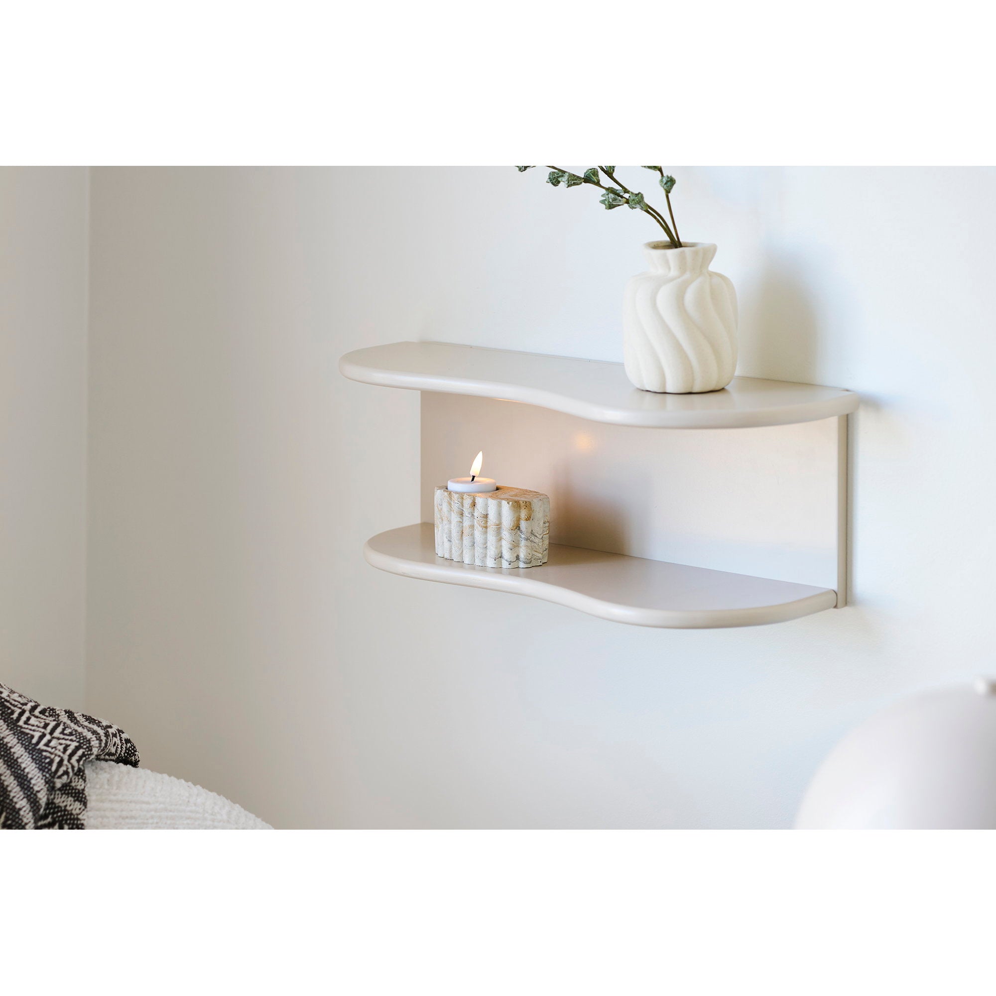 Botta Wall Shelf - Wall shelf, beige 44x17,5x18 cm