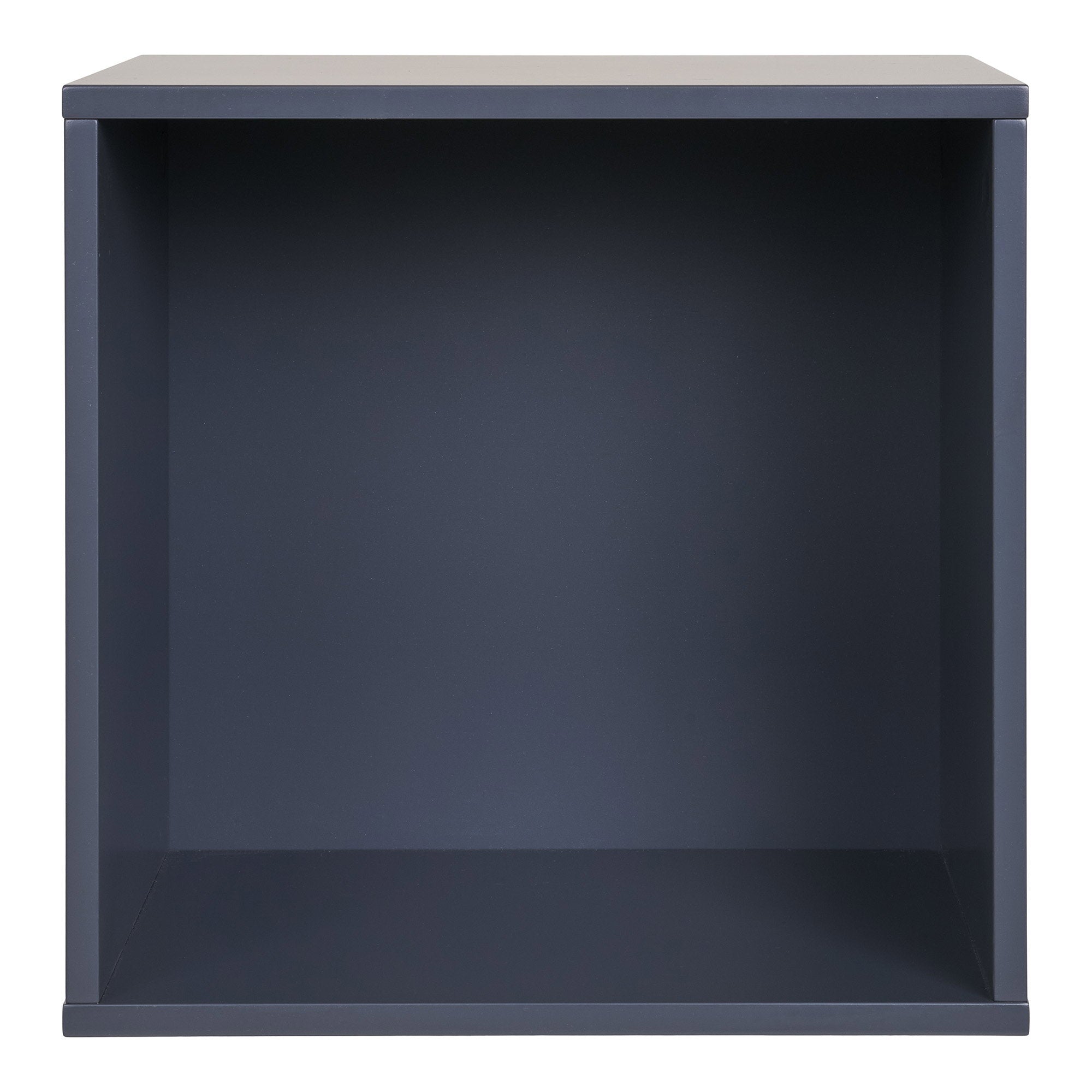 Horne Wall Shelf - Wall Shelf, painted wood, dark grey 34x30x34 cm