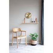 Istanbul Wall Clock - Wall clock, aluminum, gold, silent movement ø30