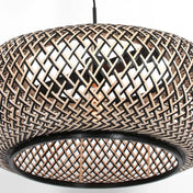Kairo beech/black bamboo pendant lamp